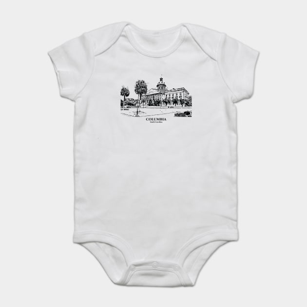 Columbia - South Carolina Baby Bodysuit by Lakeric